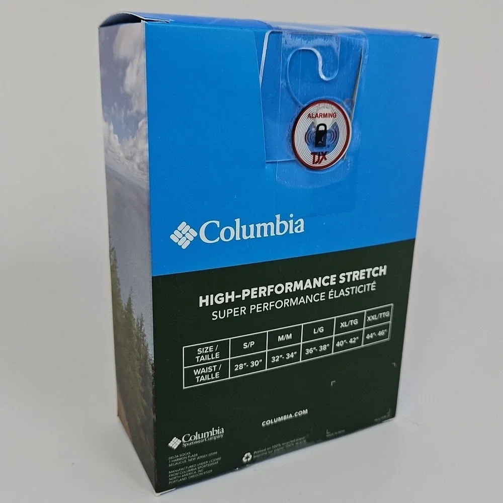 Columbia Men's 3 Pack Multicolor High Performance Stretch Boxer Briefs Size‎ XL